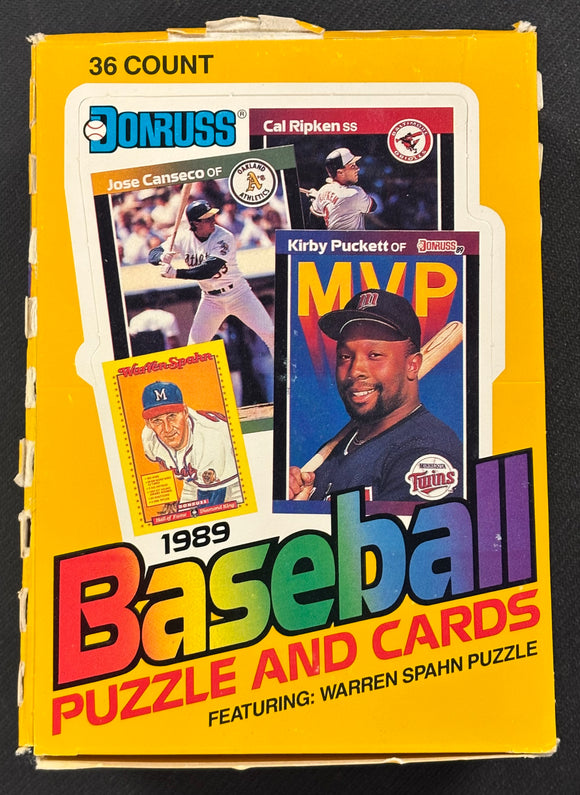 1989 Donruss Baseball Wax Box