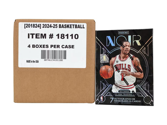 2024-25 Panini Noir Basketball Hobby 4-Box Case