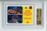 1982-83 O-Pee-Chee BGS GEM MINT 9.5 Wayne Gretzky / Michel Goulet #237
