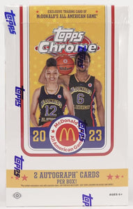 2023 Topps Chrome McDonald's All American Basketball Hobby Box