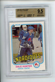 1981-82 O-Pee-Chee BGS GEM MINT 9.5 Dale Hunter #277