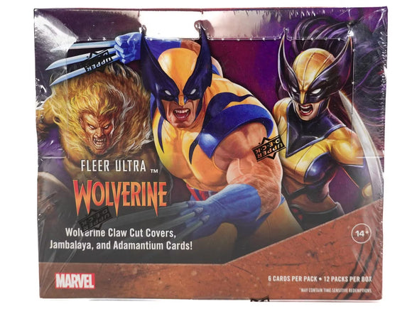 2024 Upper Deck Marvel Fleer Ultra Wolverine Hobby Box