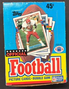1989 Topps Football Wax Box