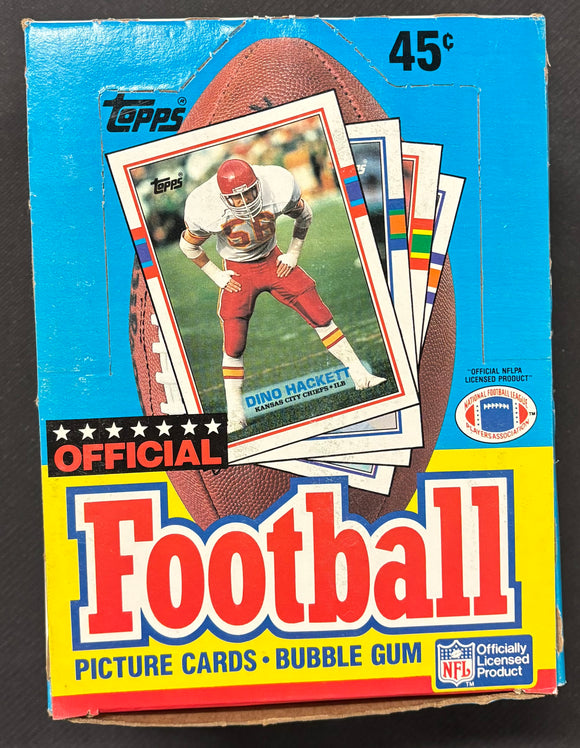 1989 Topps Football Wax Box