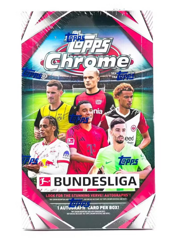 2024-25 Topps Chrome Bundesliga Soccer Hobby Box