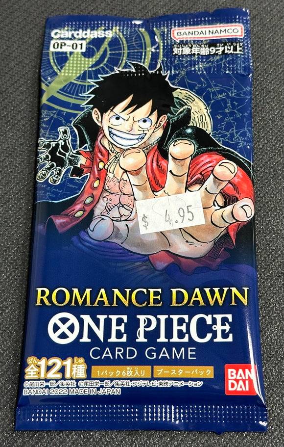 One Piece Romance Dawn Japanese Booster Pack OP-01