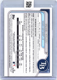 Yoniel Curet Bowman Chrome - Prospect Autographs Blue Refractors CPA-YCU