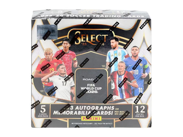 2025-26 Panini Select Road To FIFA World Cup 2026 Soccer Hobby Box