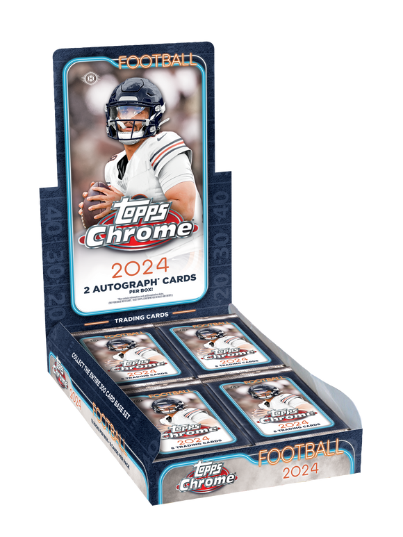 2024 Topps Chrome Football Hobby Box