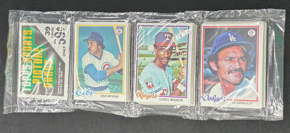 1978 Topps Baseball Rack Pack *Players On Top Will Vary