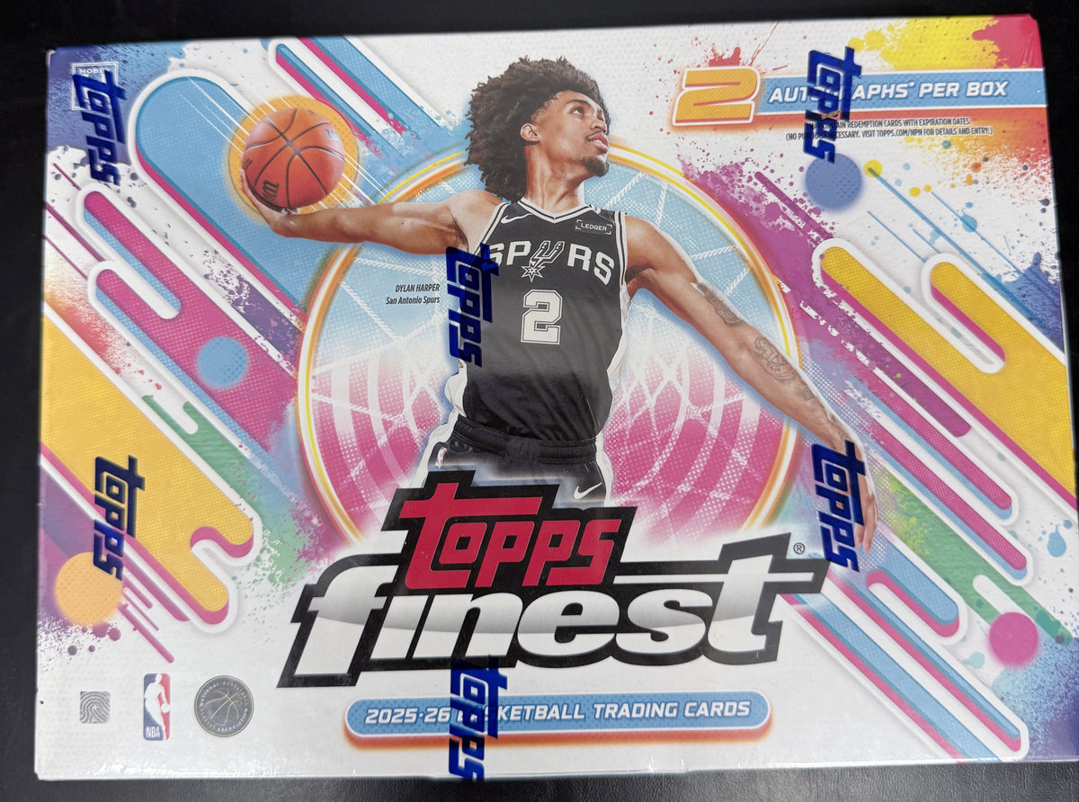 2025/26 Topps Finest Basketball Hobby Box – GSC