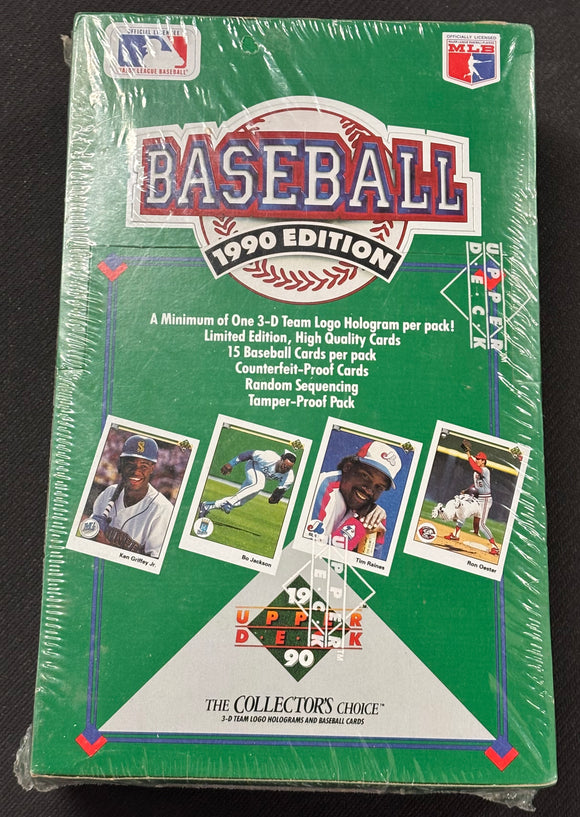 1990 Upper Deck Baseball Hobby Box