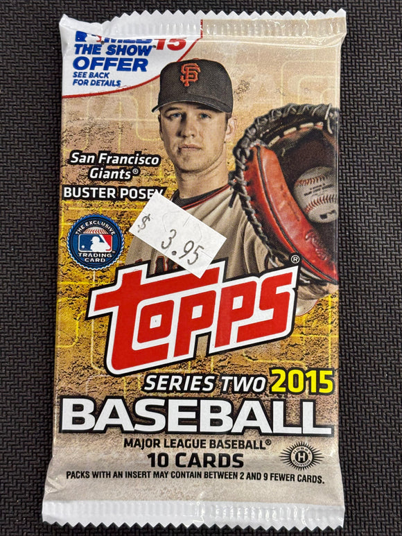 2015 Topps Series 2 Baseball Hobby Pack
