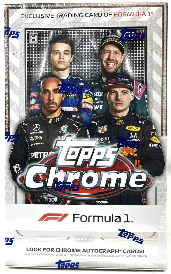 2021 Topps Chrome Formula 1 Racing Hobby Box