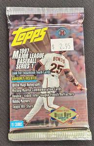 1997 Topps Series 1 Baseball Hobby Pack
