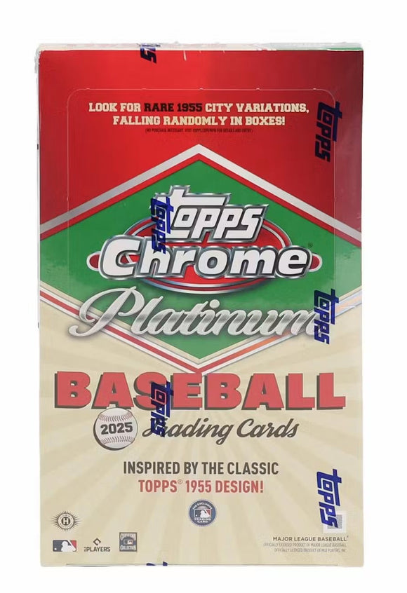 2025 Topps MLB Chrome Platinum Hobby Box – GSC