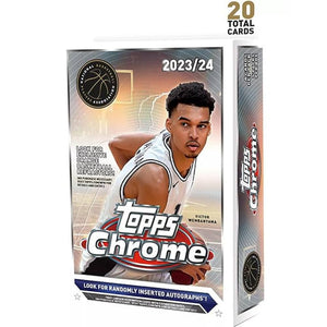 2023-24 Topps Chrome Basketball Hanger Pack Box