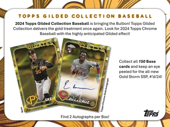 2024 Topps Gilded Collection Baseball Hobby Box PRE SALE