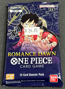 One Piece Romance Dawn English Booster Pack OP-01