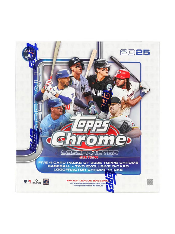 2025 Topps Chrome Baseball Logofractor Edition Box