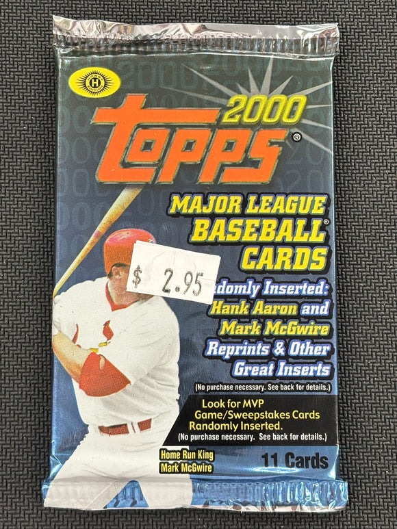 2000 Topps Series 1 Baseball Hobby Pack