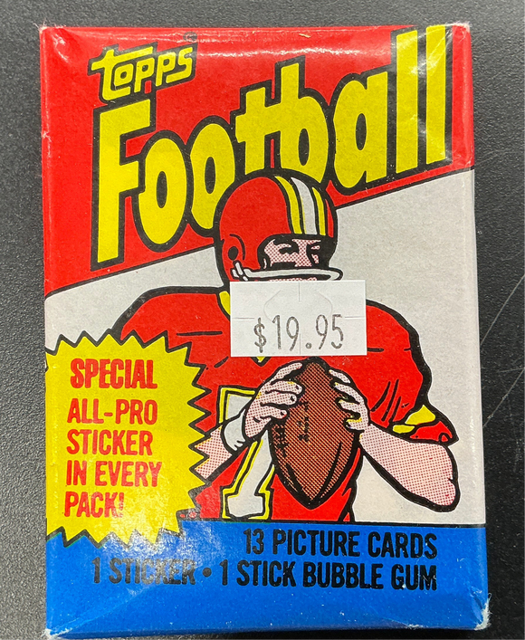 1983 Topps Football Wax Pack