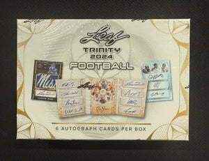 2024 Leaf Trinity Football Hobby Box