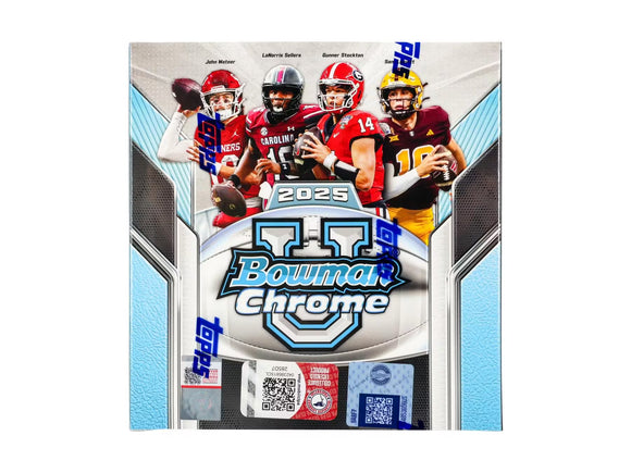 2025 Bowman Chrome University Football Mega Box