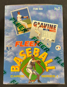 1993 Fleer Baseball Series 1 Wax Box