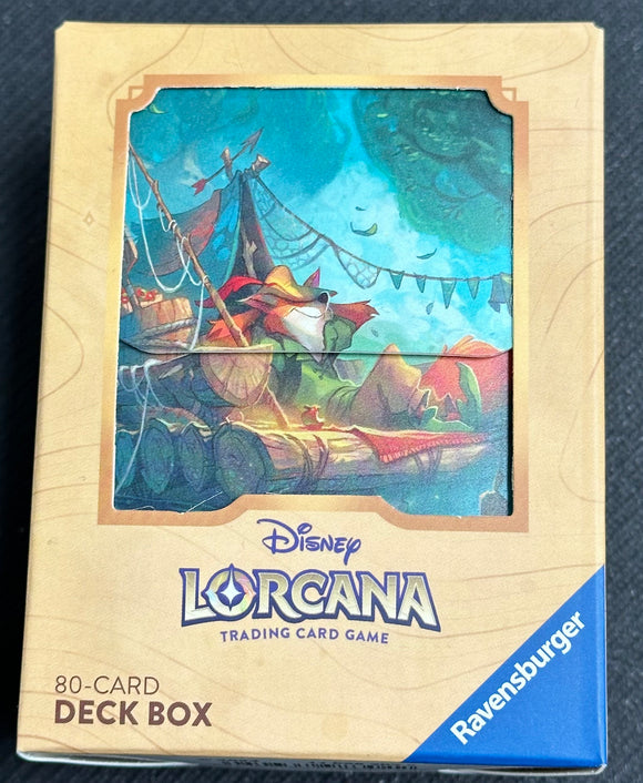 Disney Lorcana Into the Inklands Robin Hood Deck Box