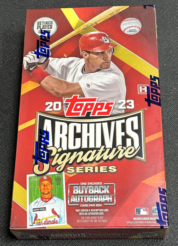 2023 Topps Archives Signature Series Retired Player Ed Baseball Box