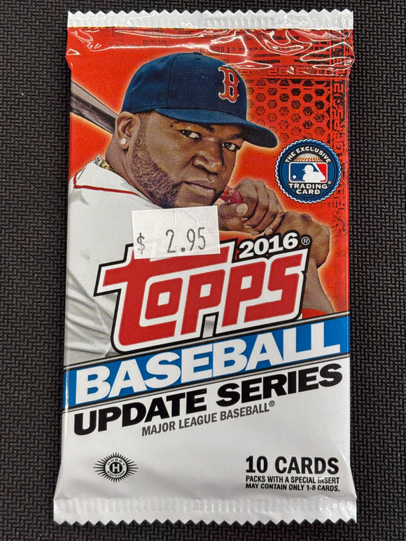 2016 Topps Update Series Baseball Hobby Pack