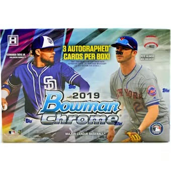 2019 Bowman Chrome Baseball HTA Choice Box