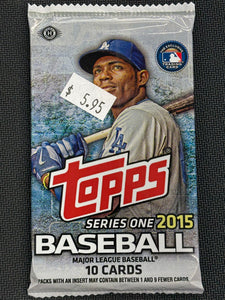 2015 Topps Series 1 Baseball Hobby Pack