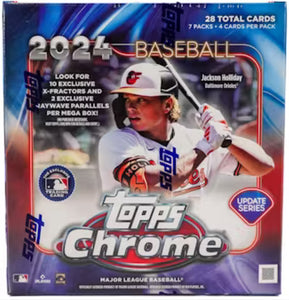 2024 Topps Chrome Update Series Baseball Mega Box