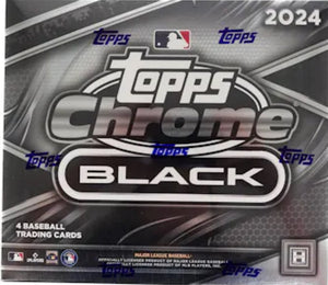 2024 Topps Chrome Black Baseball Hobby Box