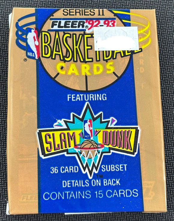 1992 Fleer Series 2 Basketball Wax Pack