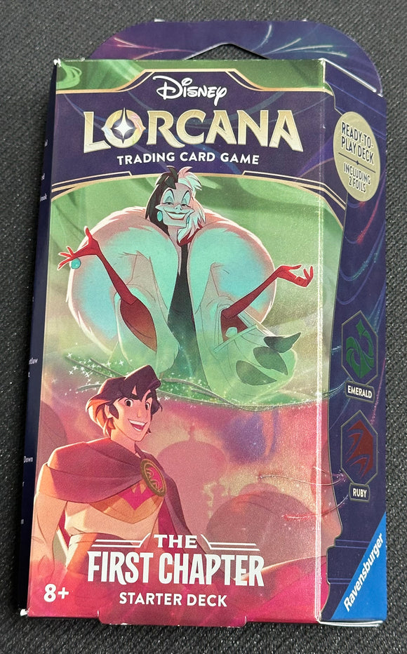 Disney Lorcana: The First Chapter Starter Deck - Emerald & Ruby