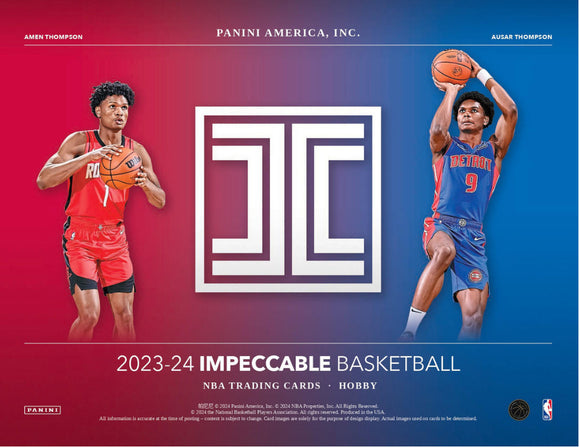 2023-24 PANINI IMPECCABLE BASKETBALL HOBBY BOX