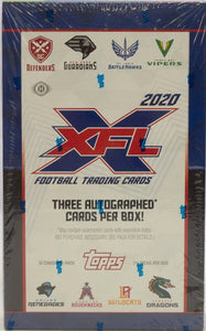 2020 Topps XFL Football Hobby Box