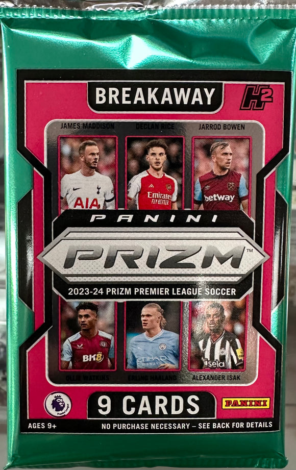 2023-24 Prizm Premier League Breakaway H2 Soccer Hobby Pack