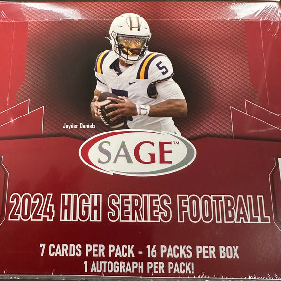 2024 Sage Hit High Series Football Hobby Box