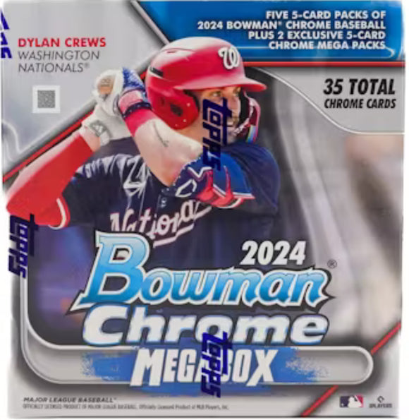 2024 Bowman Chrome Baseball Mega Box