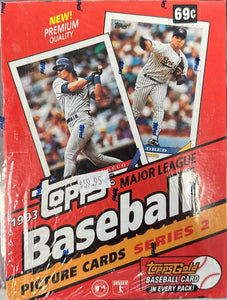 1993 Topps Baseball Series 2 Hobby Box