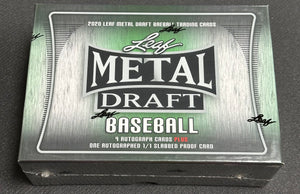 2020 Leaf Metal Draft Baseball Jumbo Box