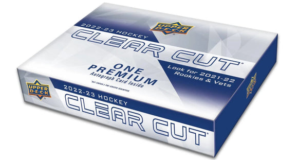 2022-23 Upper Deck Clear Cut Hockey Hobby Box