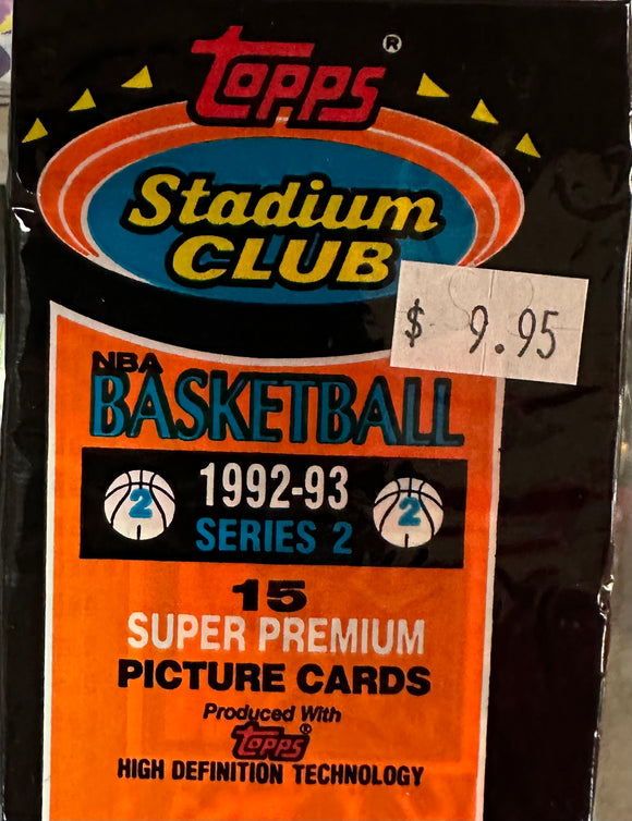 1992-93 Topps Stadium Club Basketball Series 2