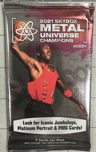 2021 Upper Deck Skybox Metal Universe Champions Hobby *PACK*