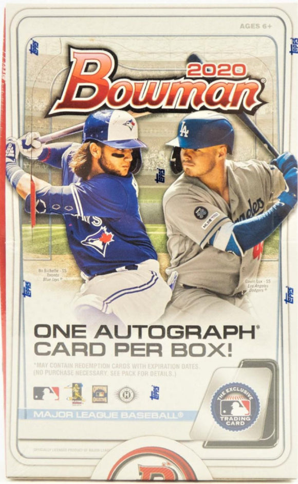 2020 Bowman Baseball Hobby Box