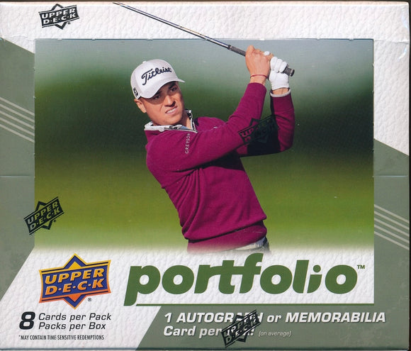 2024 Upper Deck Portfolio Golf Hobby Box